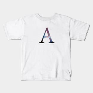 Galaxy Alpha Greek Letter Kids T-Shirt